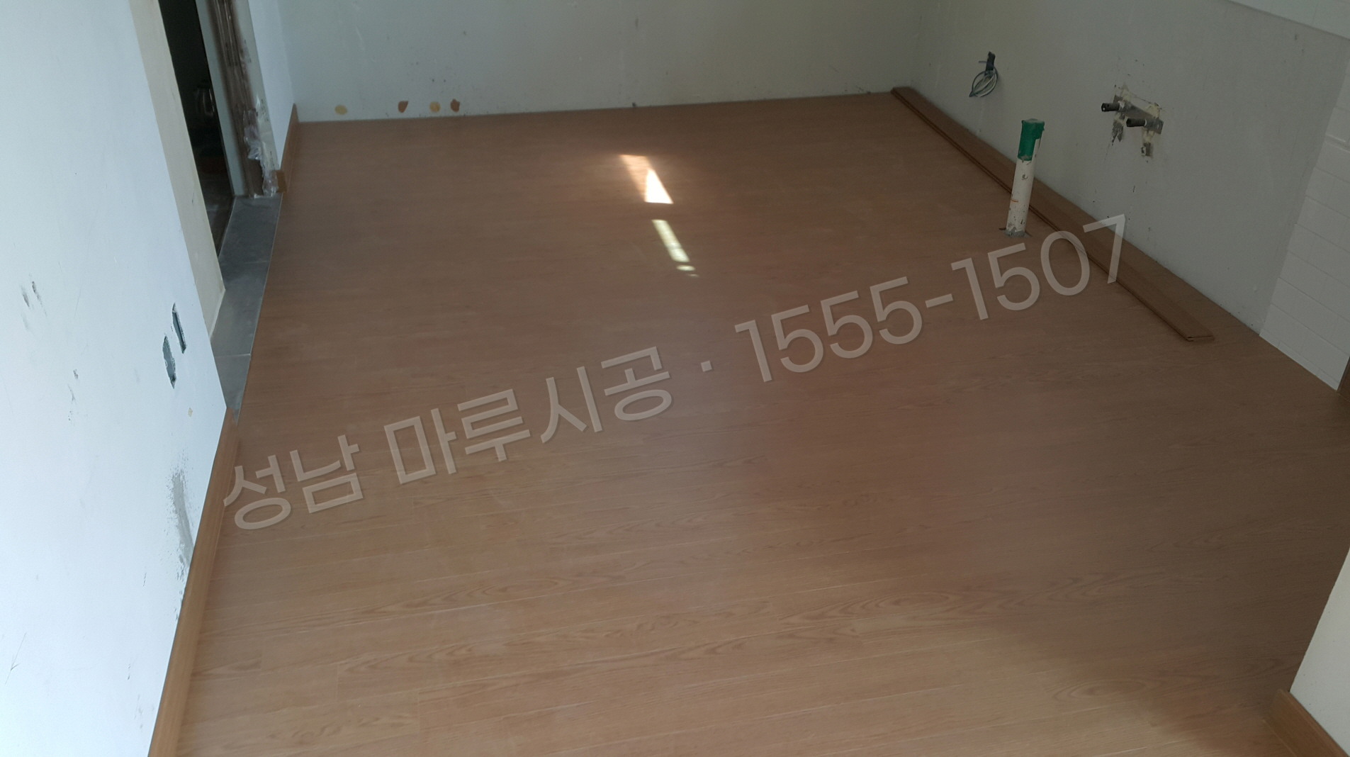 성남 수정구 수진동 바닥공사 마루시공업체 강마루 한솔 울트라 오크 아파트 시공 후