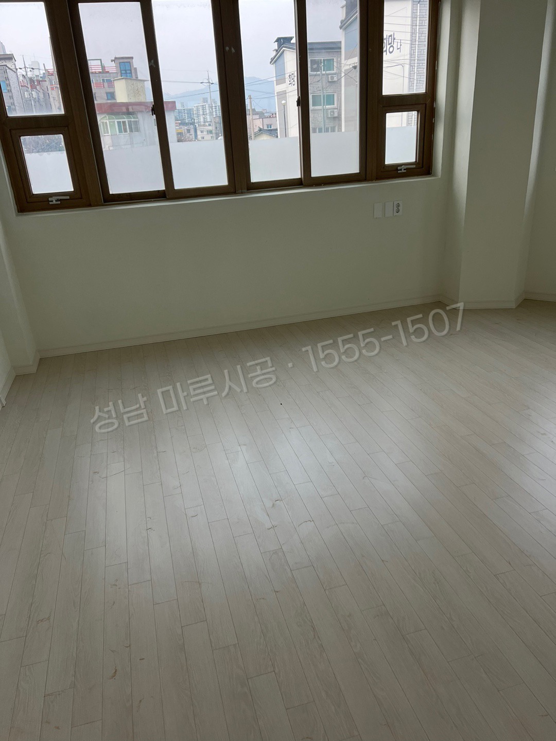 성남 마루시공 바닥공사업체 시공 후